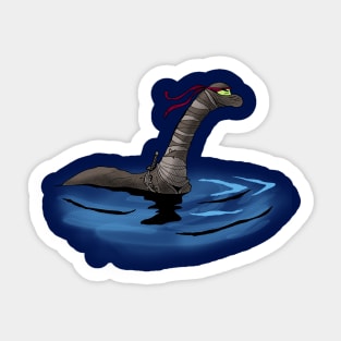 Loch Ness Ninja Sticker